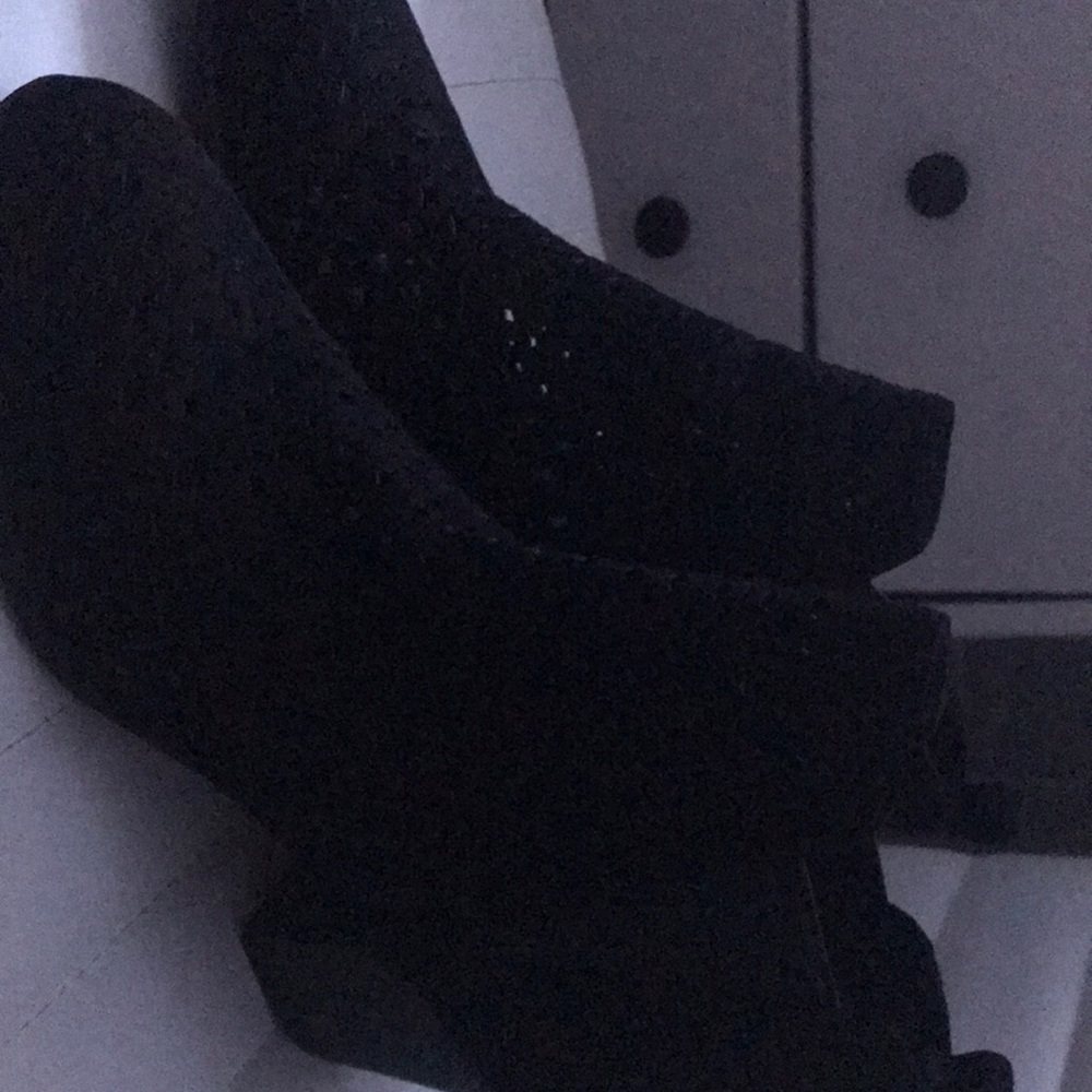 black,dress boots, they are from indigo rd.,they are a size 8 1/2 medium